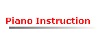 Piano Instruction